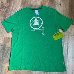 Men’s Vancouver 2010 Olympic shirt Hudson’s bay size m green